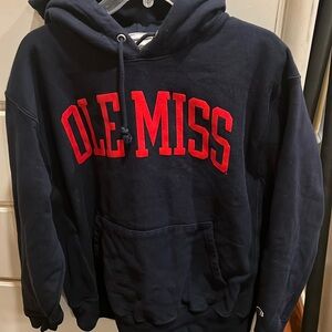 Navy Ole Miss hoodie - excellent condition